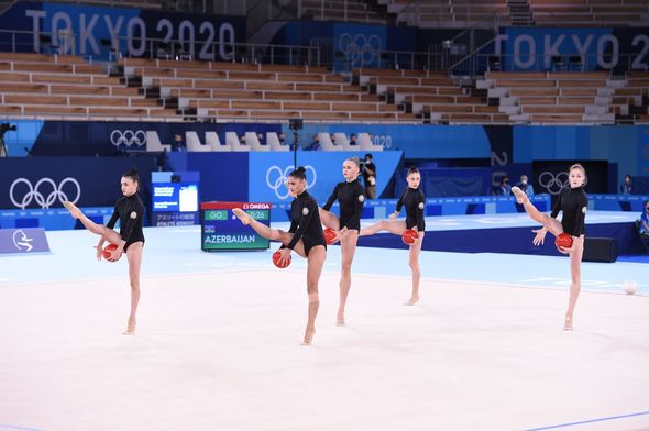 Tokio-2020: Bədii gimnastika üzrə qrup hərəkətləri komandamız finala vəsiqə qazana bilmədi - FOTO